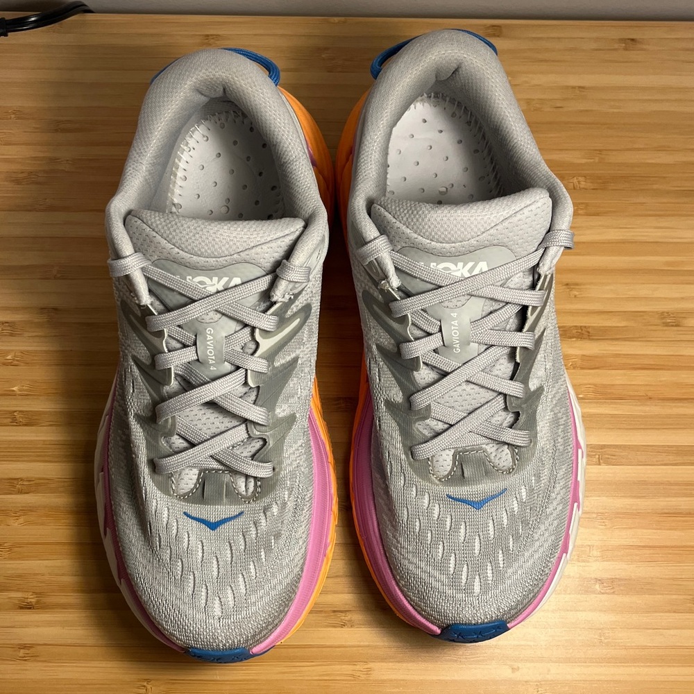 HOKA Gaviota 4 Harbor Mist / Nimbus Cloud Running Shoes - Picture 5 of 10